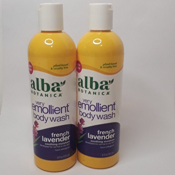Alba Botanica Body Wash French Lavender Lot of 2, 12 oz bottles - Picture 1 of 5